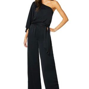 Ramy Brook One Shoulder Black Jumpsuit